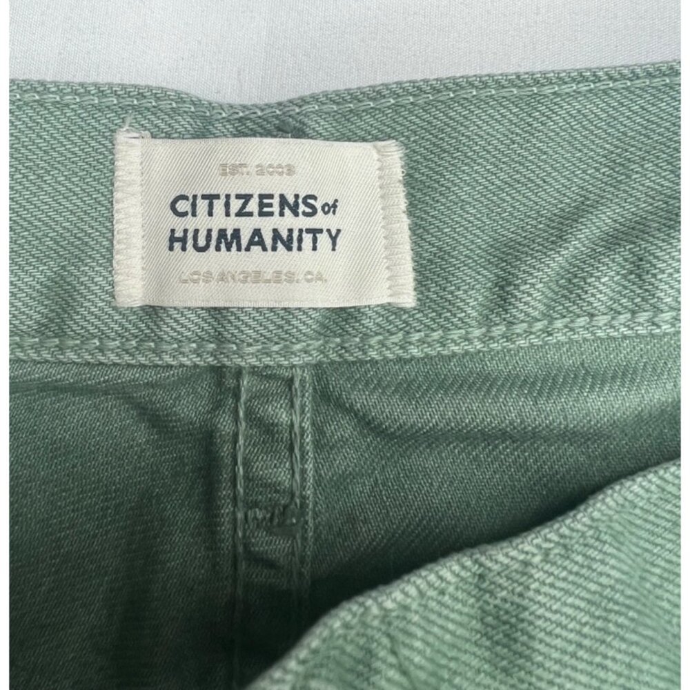 Citizens Of Humanity Loli Mid Rise Baggy in Nova Green Size 31 - Picture 10 of 17